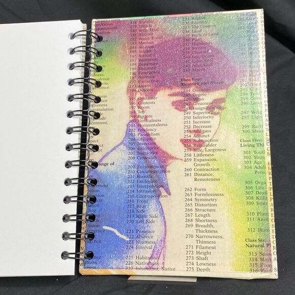 Journal Unique Audrey Hepburn Designs Handmade Upcycle Spiral Notebook Actress - Picture 4 of 7